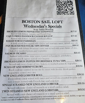 Menu Boston Sail Loft - 5
