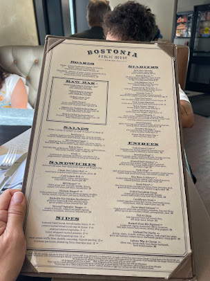 Menu Bostonia Public House - 3