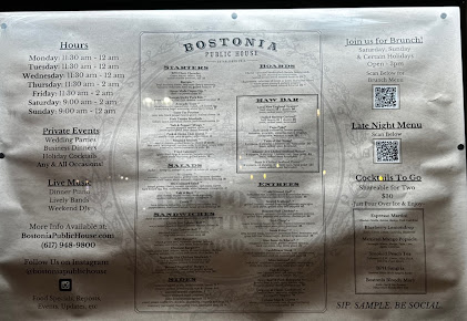 Menu Bostonia Public House - 5