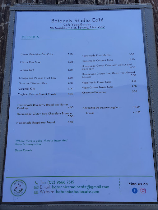 Menu Botannix Studio Cafe - 1