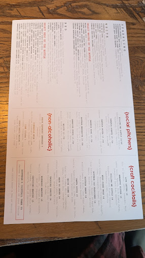 Menu Bottega Italian Kitchen Bar - 0