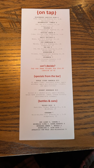 Menu Bottega Italian Kitchen Bar - 3