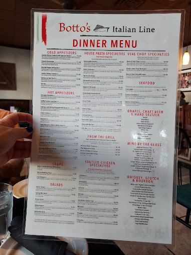 Menu Botto's Italian Line Restaurant - 8