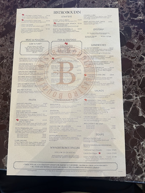 Menu Boudin Bakery - 4