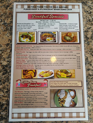 Menu Boulevard Diner - 1