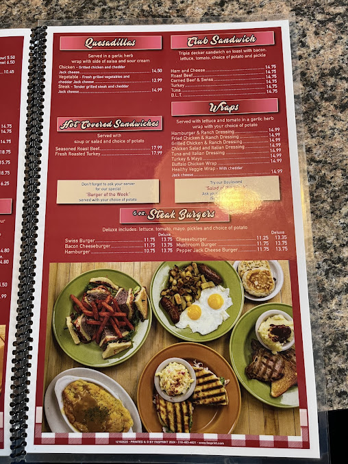 Menu Boulevard Diner - 6