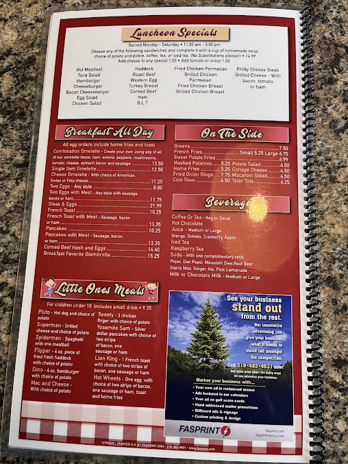 Menu Boulevard Diner - 8