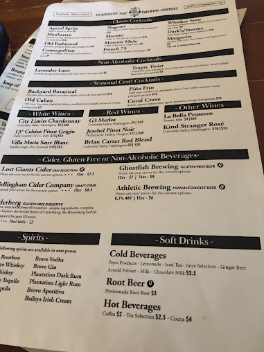 Menu Boundary Bay Brewery Bistro - 3
