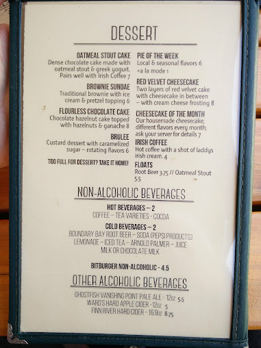 Menu Boundary Bay Brewery Bistro - 5