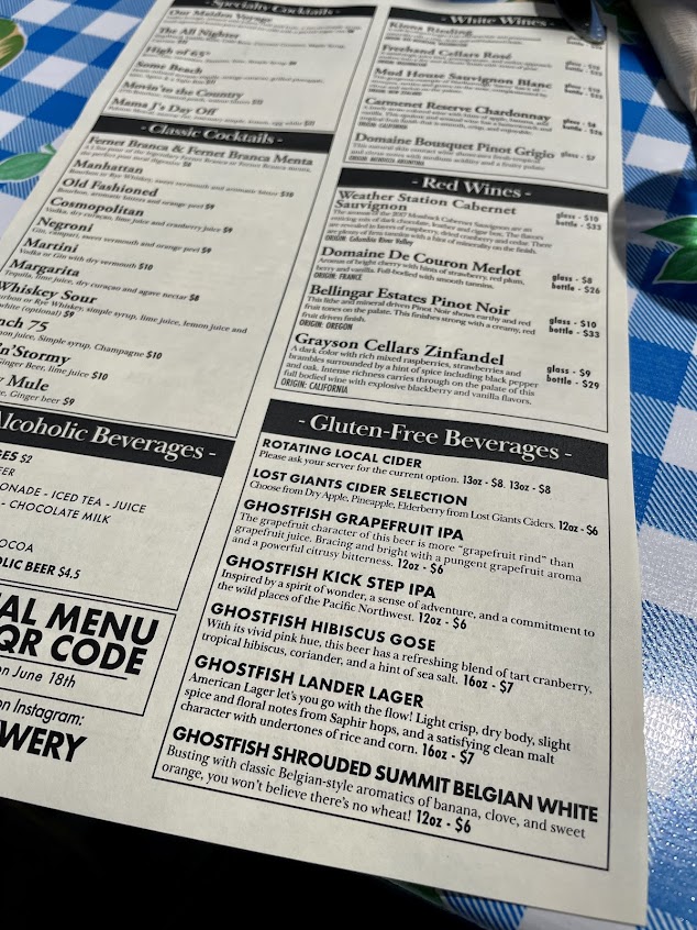 Menu Boundary Bay Brewery Bistro - 8