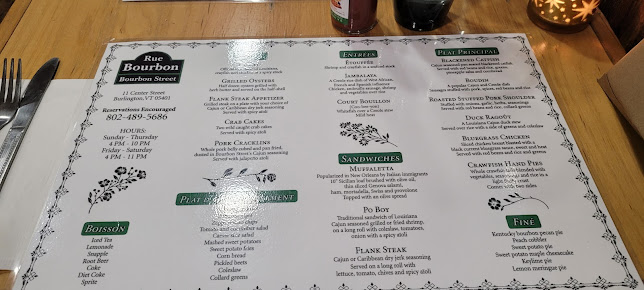 Menu Bourbon Street Llc - 4