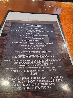 Menu Bowery Dugout - 3