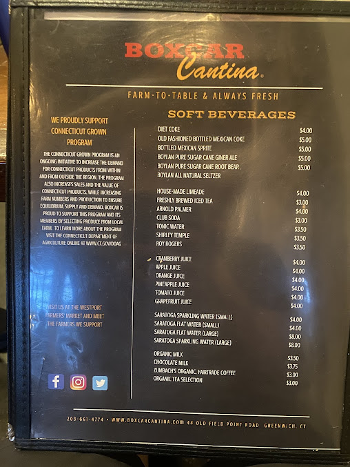 Menu Boxcar Cantina - 4