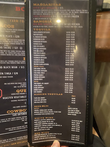 Menu Boxcar Cantina - 6