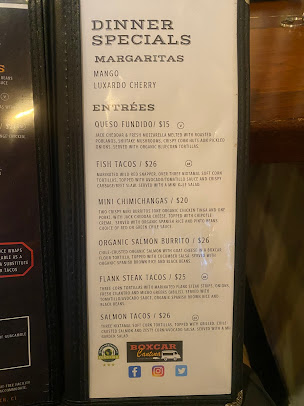 Menu Boxcar Cantina - 7