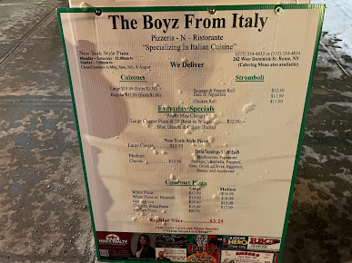 Menu Boyz From Italy - 1
