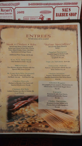 Menu Boyz From Italy - 2