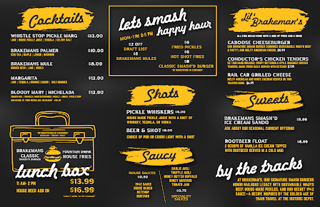 Menu Brakemans Smashed Burger Bar - 1