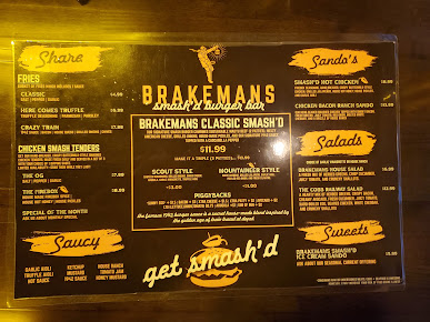 Menu Brakemans Smashed Burger Bar - 4