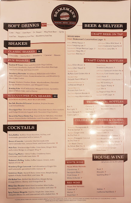 Menu Brakemans Smashed Burger Bar - 5