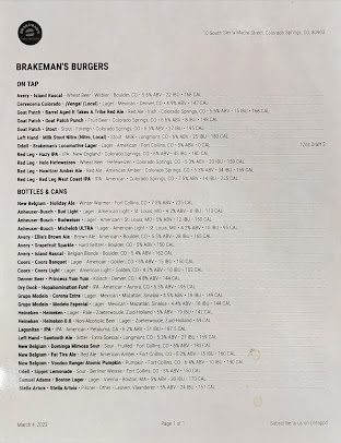 Menu Brakemans Smashed Burger Bar - 7