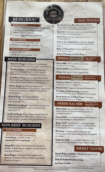 Menu Brakemans Smashed Burger Bar - 8