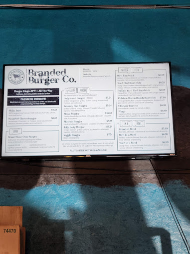 Menu Branded Burger Co - 1