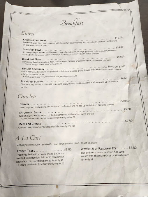 Menu Branding Iron Lanes Lounge - 0