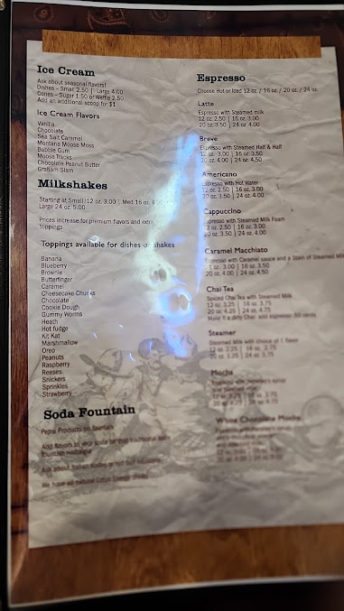 Menu Branding Iron Lanes Lounge - 1