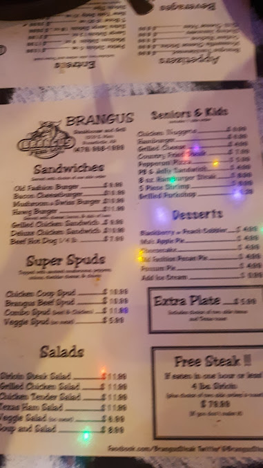 Menu Brangus Steakhouse - 2