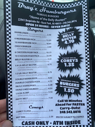 Menu Brayz Hamburger - 9
