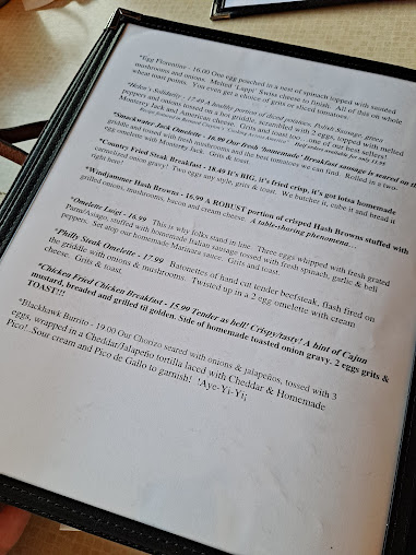 Menu Breakfast Club Tybee Island - 2