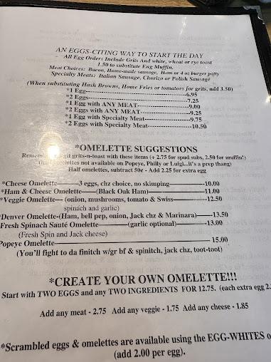 Menu Breakfast Club Tybee Island - 3