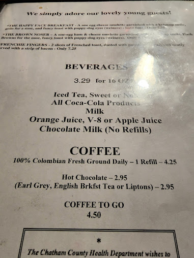 Menu Breakfast Club Tybee Island - 6