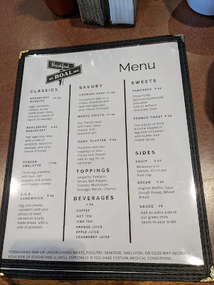 Menu Breakfast On Boal - 4