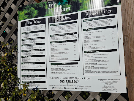 Menu Breaking Buns Food Cart - 3