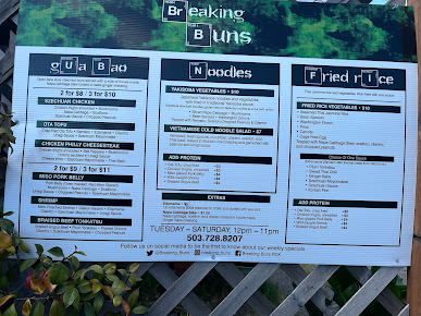 Menu Breaking Buns Food Cart - 4