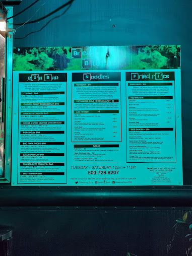 Menu Breaking Buns Food Cart - 5