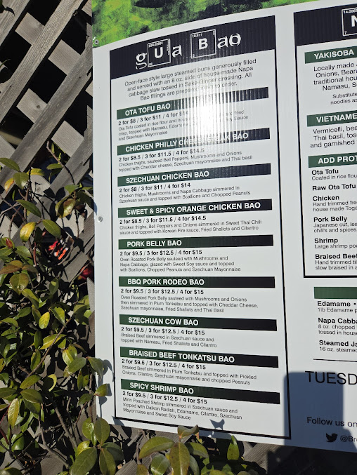 Menu Breaking Buns Food Cart - 6