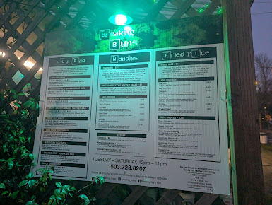 Menu Breaking Buns Food Cart - 7