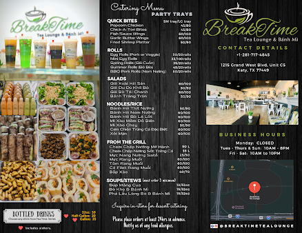 Menu Breaktime Tea Lounge Banh Mi - 2