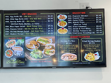 Menu Breaktime Tea Lounge Banh Mi - 5