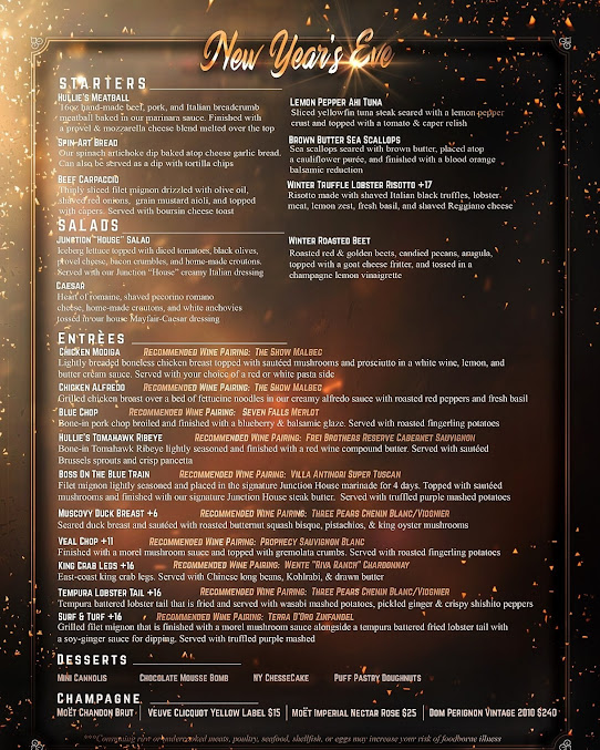 Menu Brett Hulls Junction House - 3