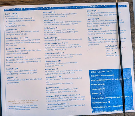 Menu Brevardian Riverfront - 4
