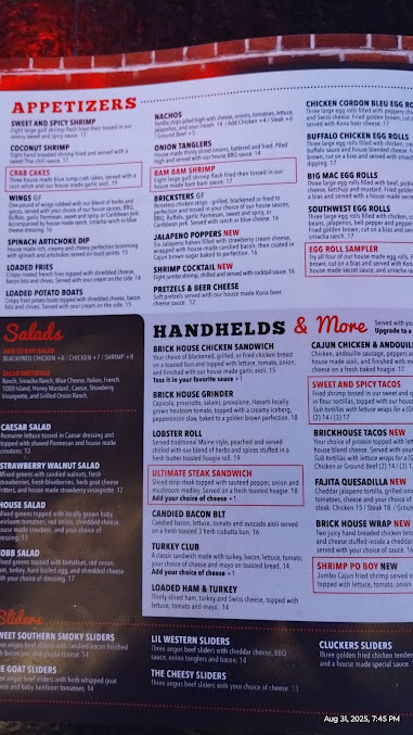 Menu Brick House Gastropub - 5