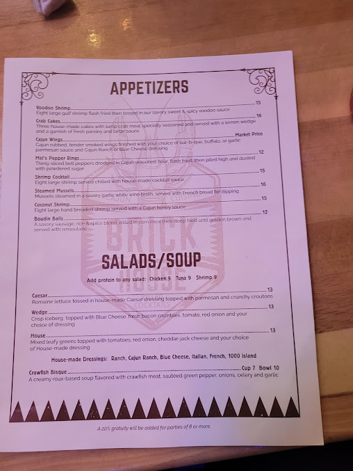 Menu Brick House Gastropub - 7