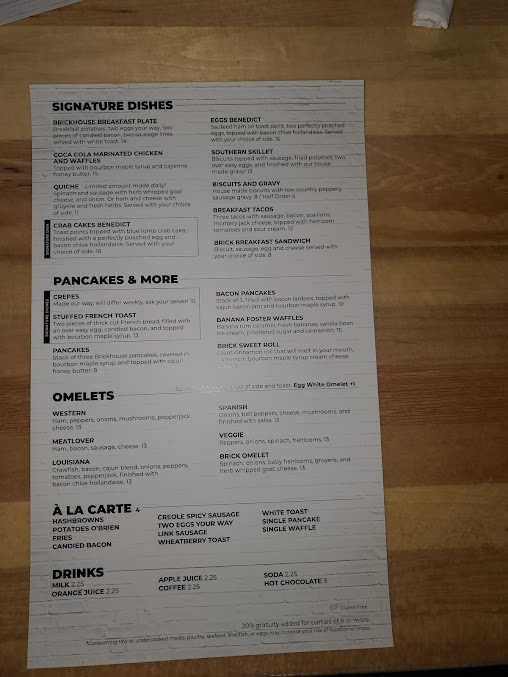 Menu Brick House Gastropub - 8