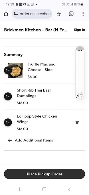Menu Brickmen Kitchen + Bar - 3
