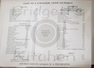Menu Bridgetts Kitchen - 3