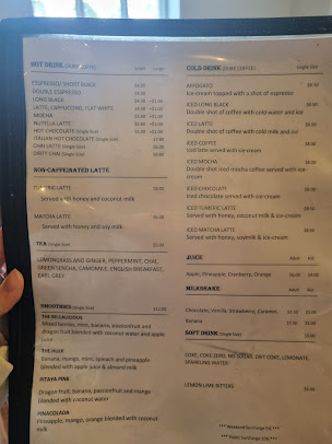 Menu Brighton Schoolhouse - 1